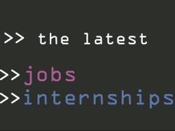 Jobs and Internships