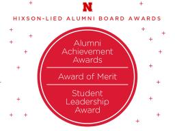 Nominations for the Alumni Achievement Awards, Award of Merit and Student Leadership Award are due Dec. 13.