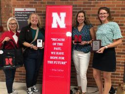 (L–R) Karen Wobig, Hayley Jackson Perez, Jaci Foged and Emily Gratopp