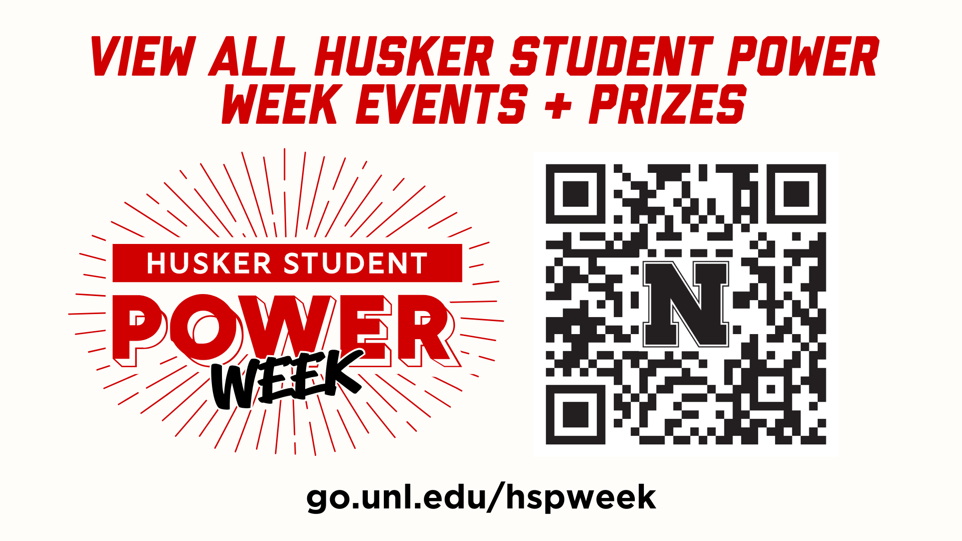 Husker Student POWER Week