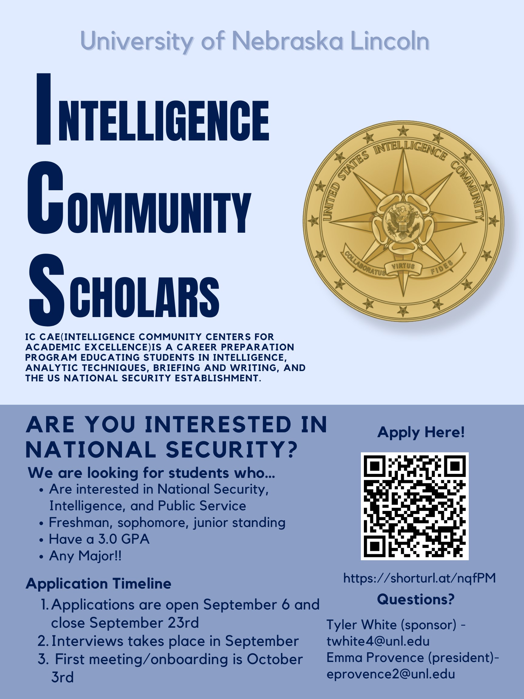 Intelligence Community Scholars