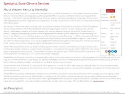 Specialist, State Climate Services