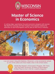 UW-Madison MS Economics and Finance Programs Webinar