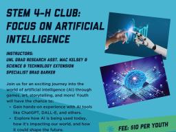 STEM 4-H Club: Focus on Artificial Intelligence