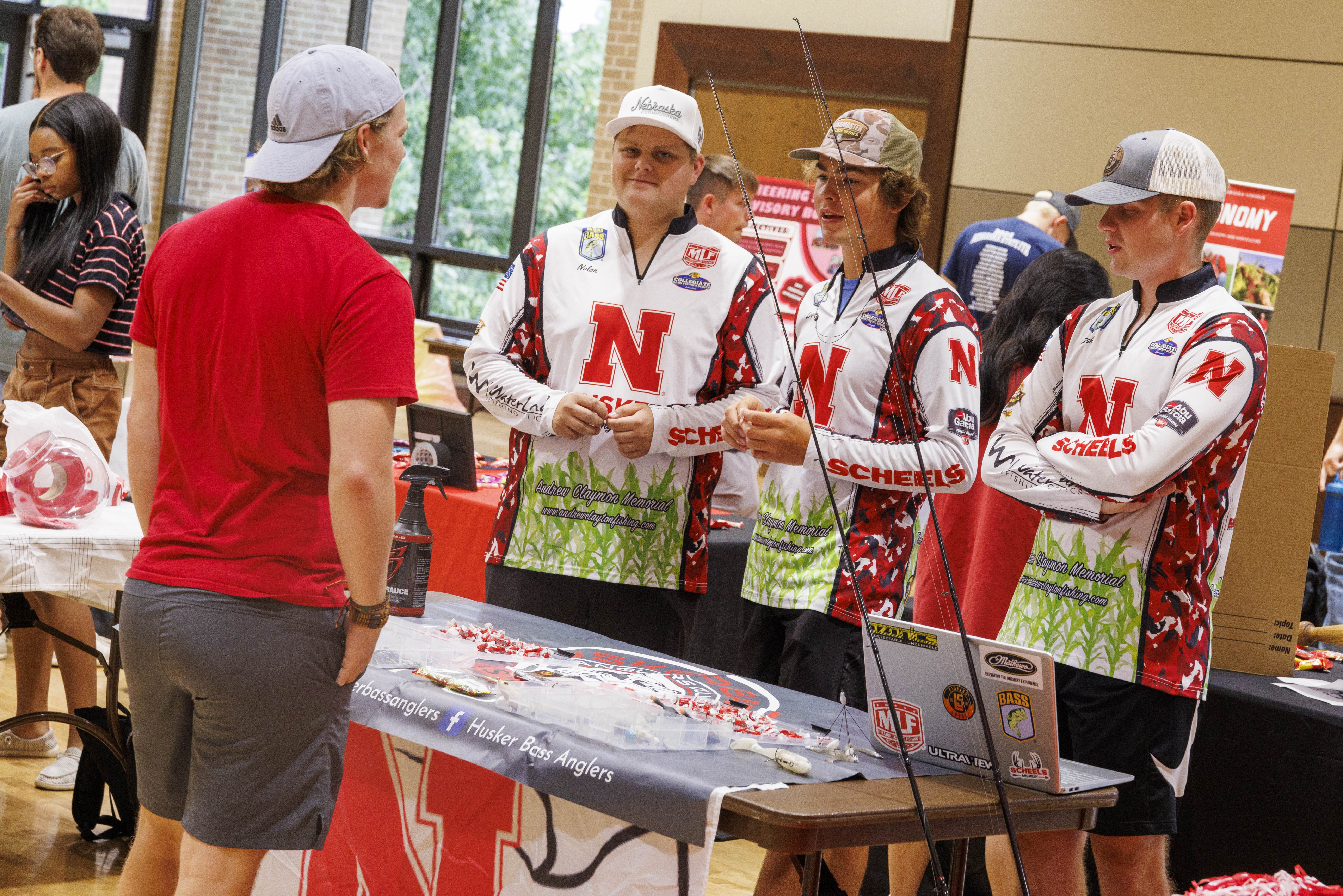 Husker Bass Anglers at Nvolvement Fair