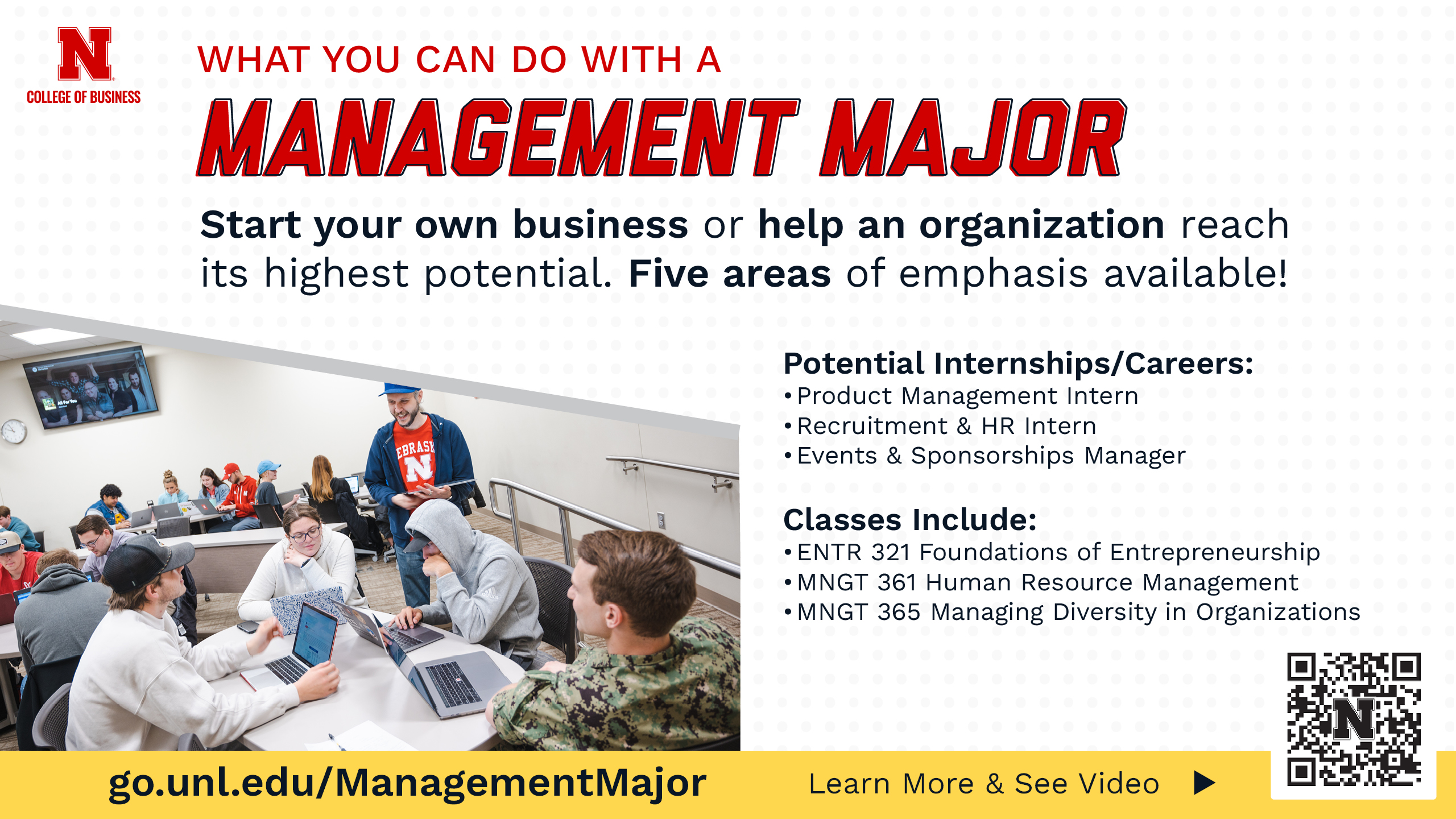 Major of the Week: Management