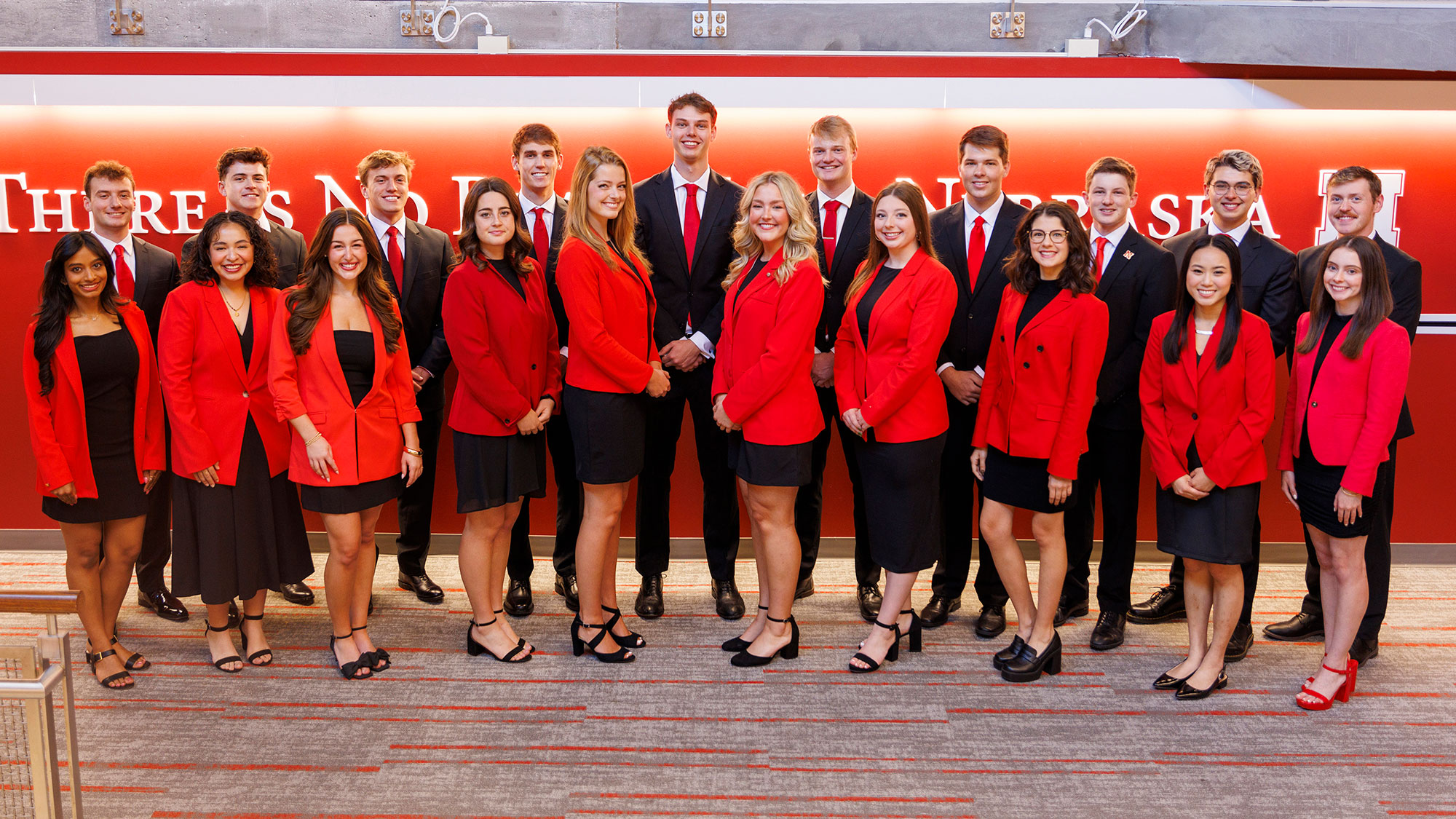 The 2024 homecoming royalty finalists include Trey Lamkins, a plant and landscape systems major (back row, right).