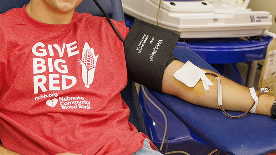 UNL's Homecoming Blood Drive is the state’s largest blood supplier each year.