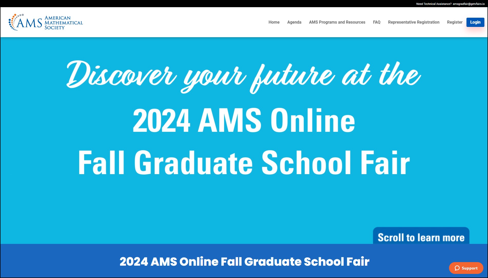 AMS Virtual Graduate Fair