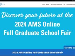 AMS Virtual Graduate Fair