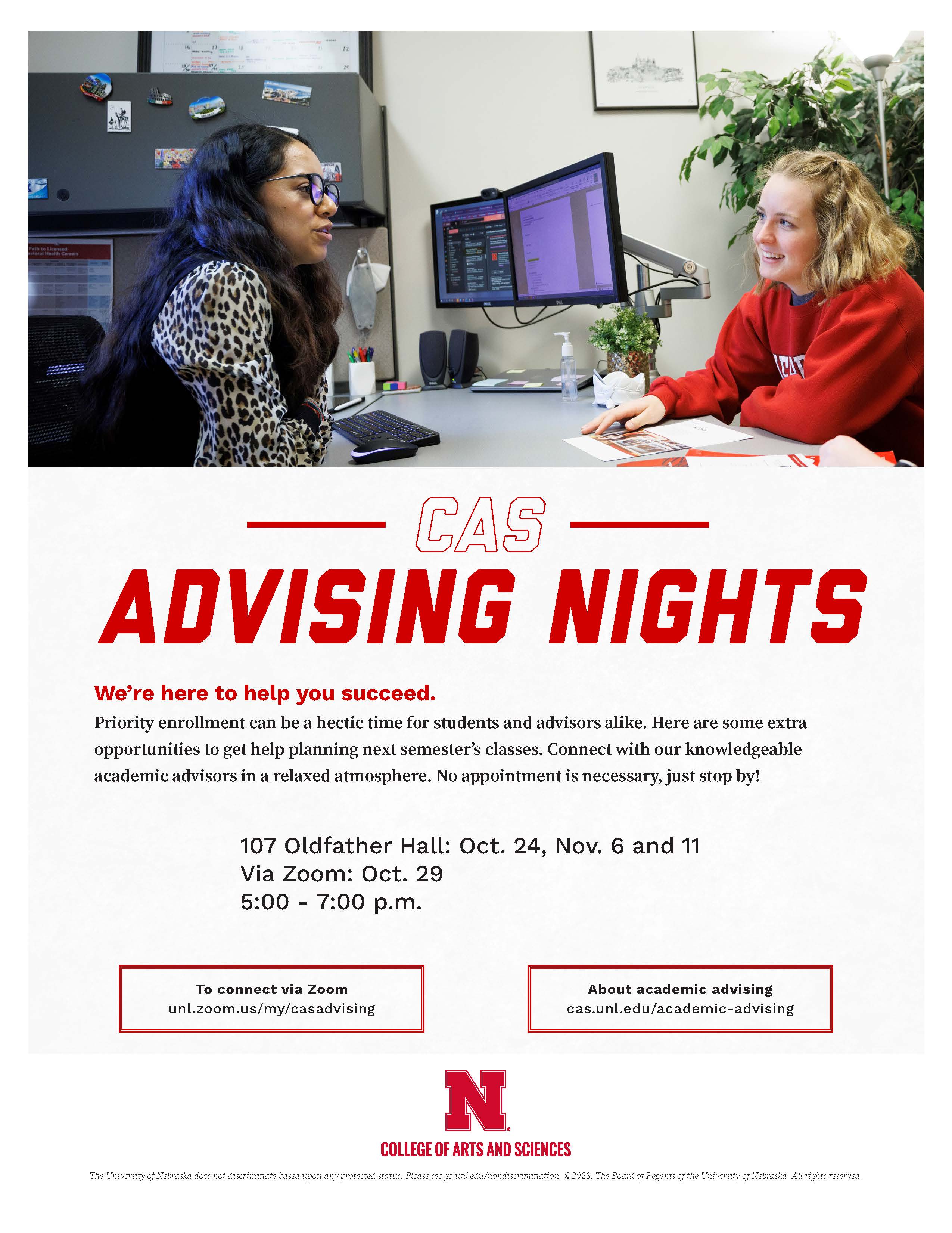 CAS Advising Nights Fall 2024