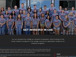 Join the CAS Student Ambassadors!