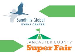 Sandhills Global Event Center and Lancaster County Super Fair Logos