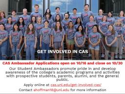 Join the CAS Student Ambassadors!