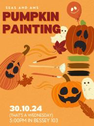 SEAS and AMS October Social Event: Pumpkin Painting