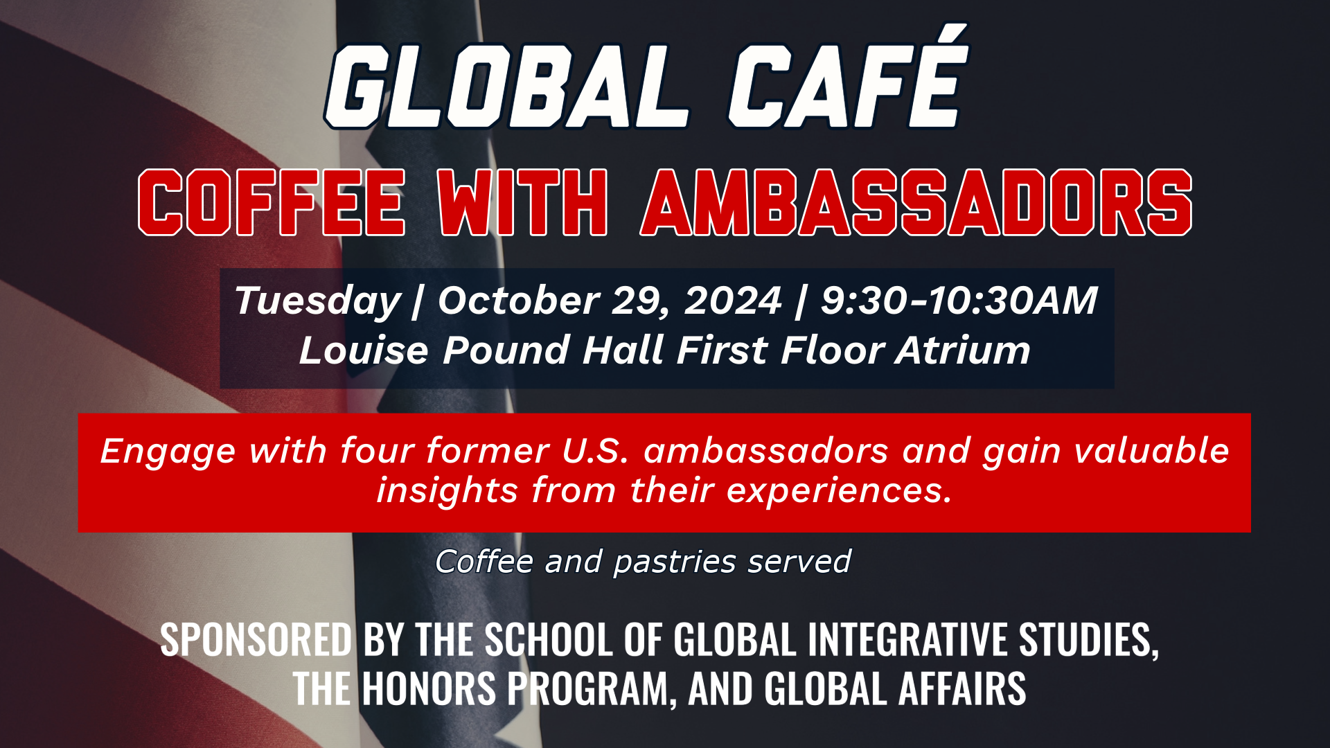 Global Cafe: Coffee with Ambassadors