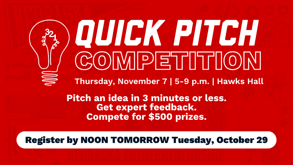 3-2-1 Quick Pitch on Nov. 7