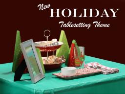 New Holiday Tablesetting Theme in 2025