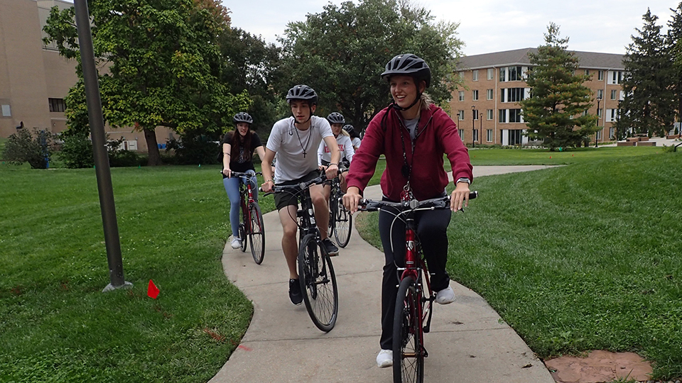 Art and Nature Bike Ride with UNL Outdoor Adventures.