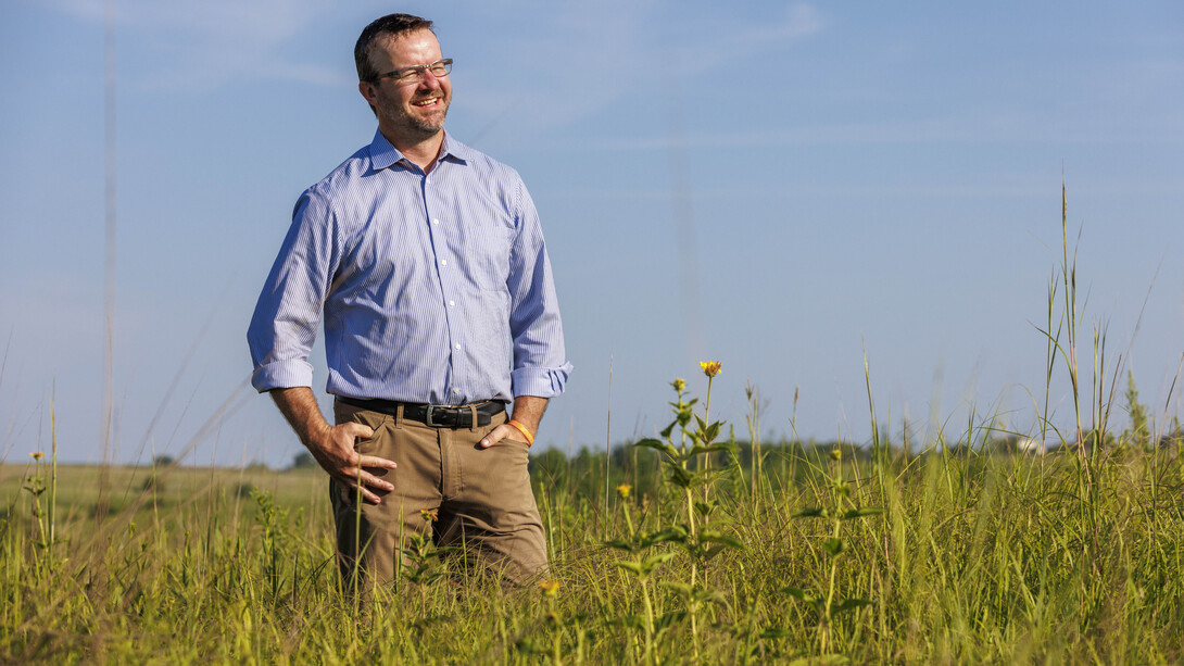 Dirac Twidwell, professor of agronomy and horticulture, is leading grassland conservation efforts in the Great Plains.