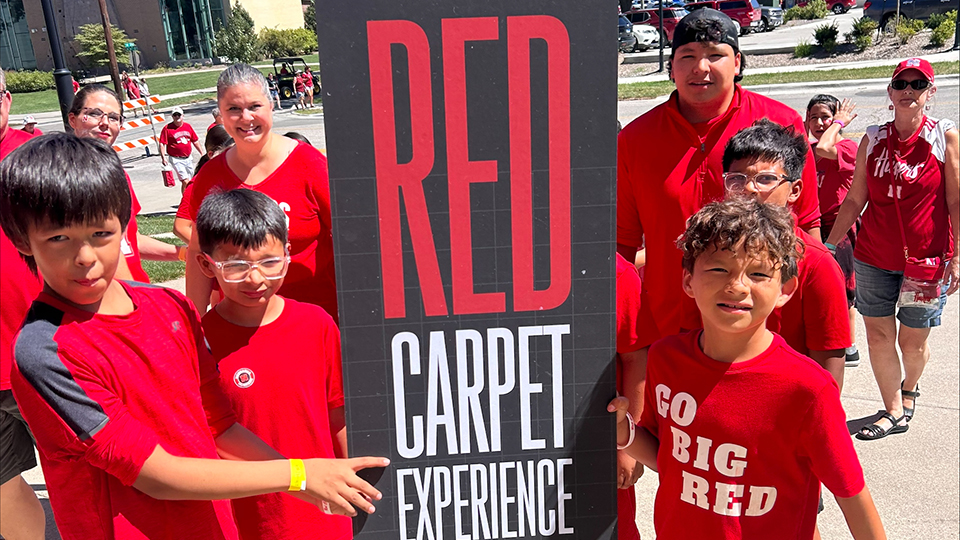 A recent FAC event was TRIO SSS’s Red Carpet Experience. This event helped to give youth and people with special needs across the state of Nebraska the opportunity to attend a Husker game!