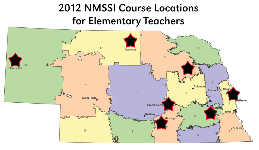 2012 NMSSI Elementary Course Locations