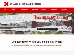 College of Arts and Sciences website