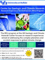 University of Buffalo Center for Geologic and Climate Hazards REU Program