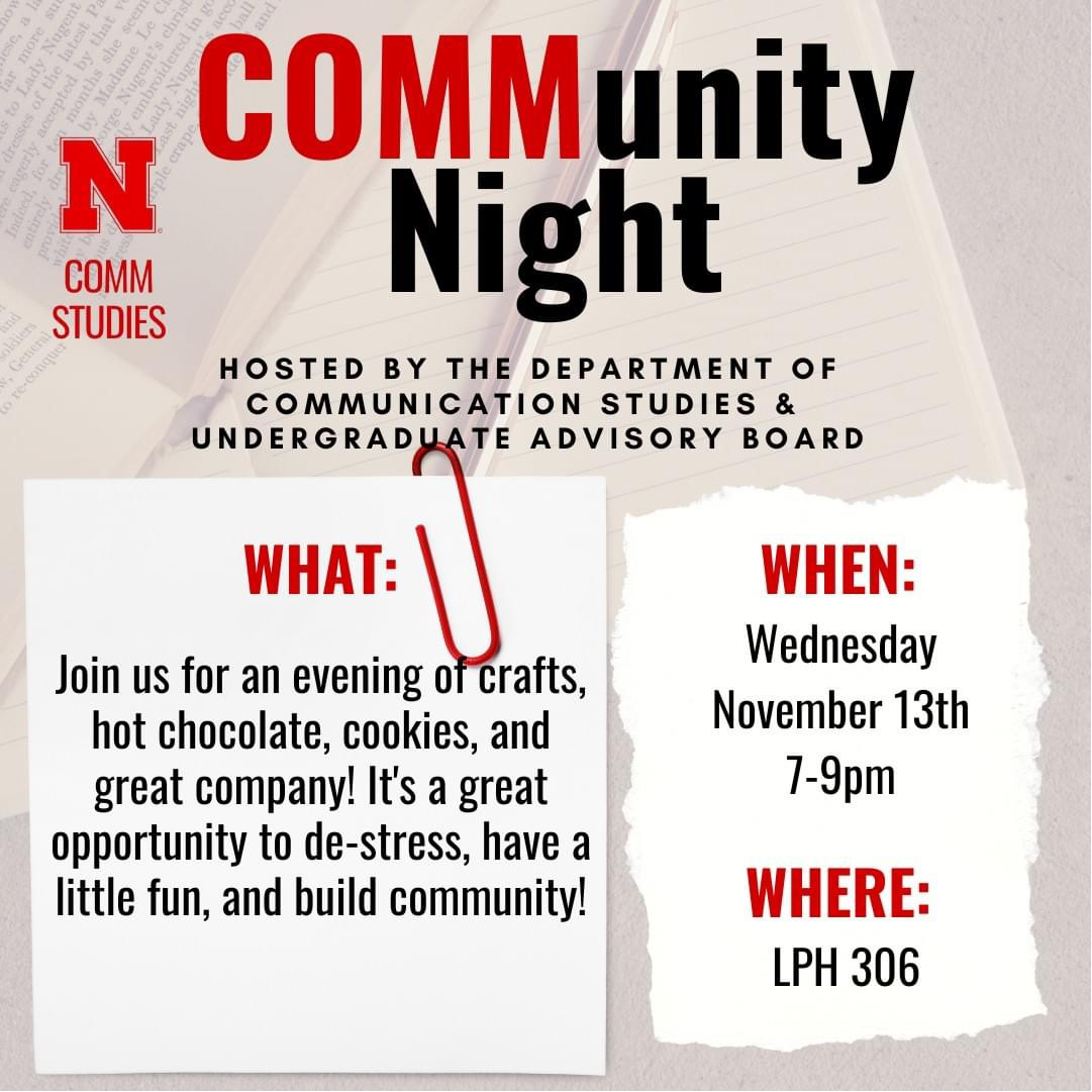 COMMunity Night November 13th