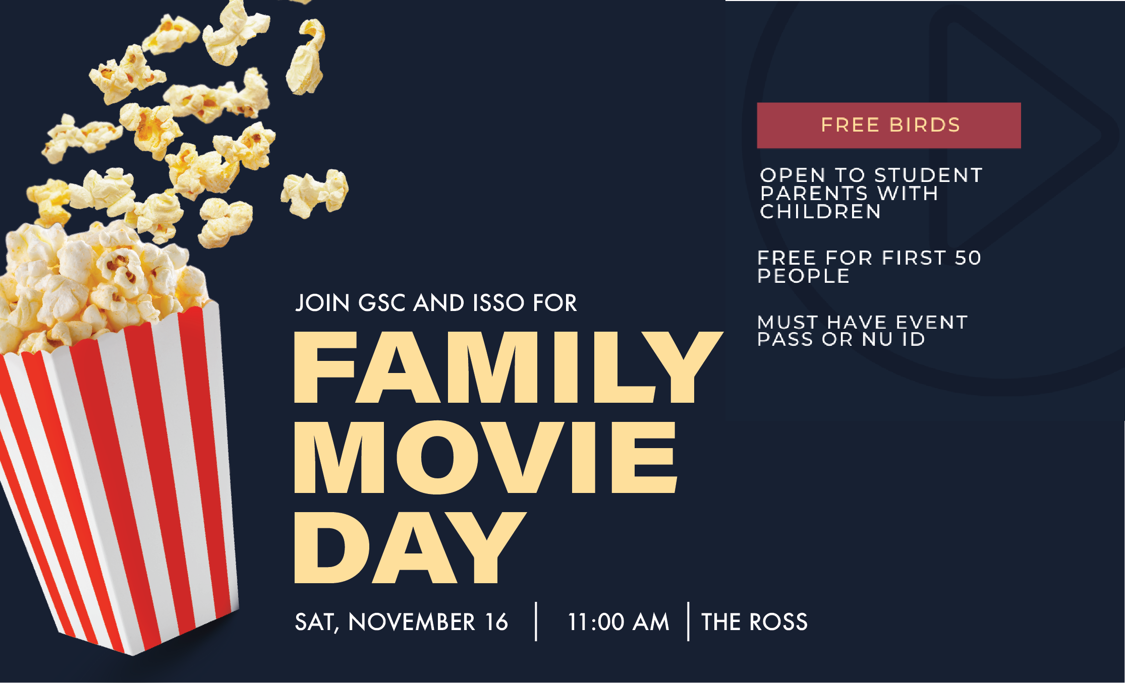 Family Movie Day On November 16