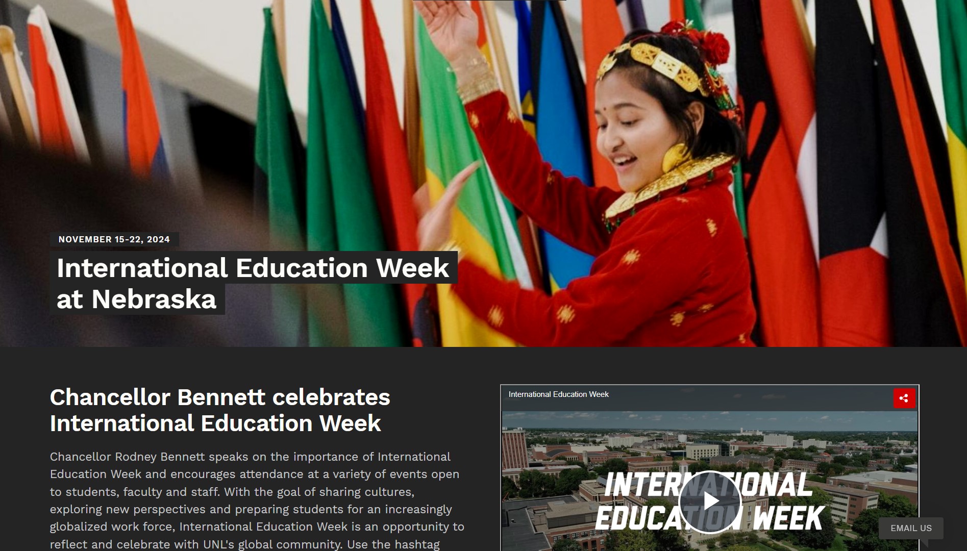 International Education Week at Nebraska