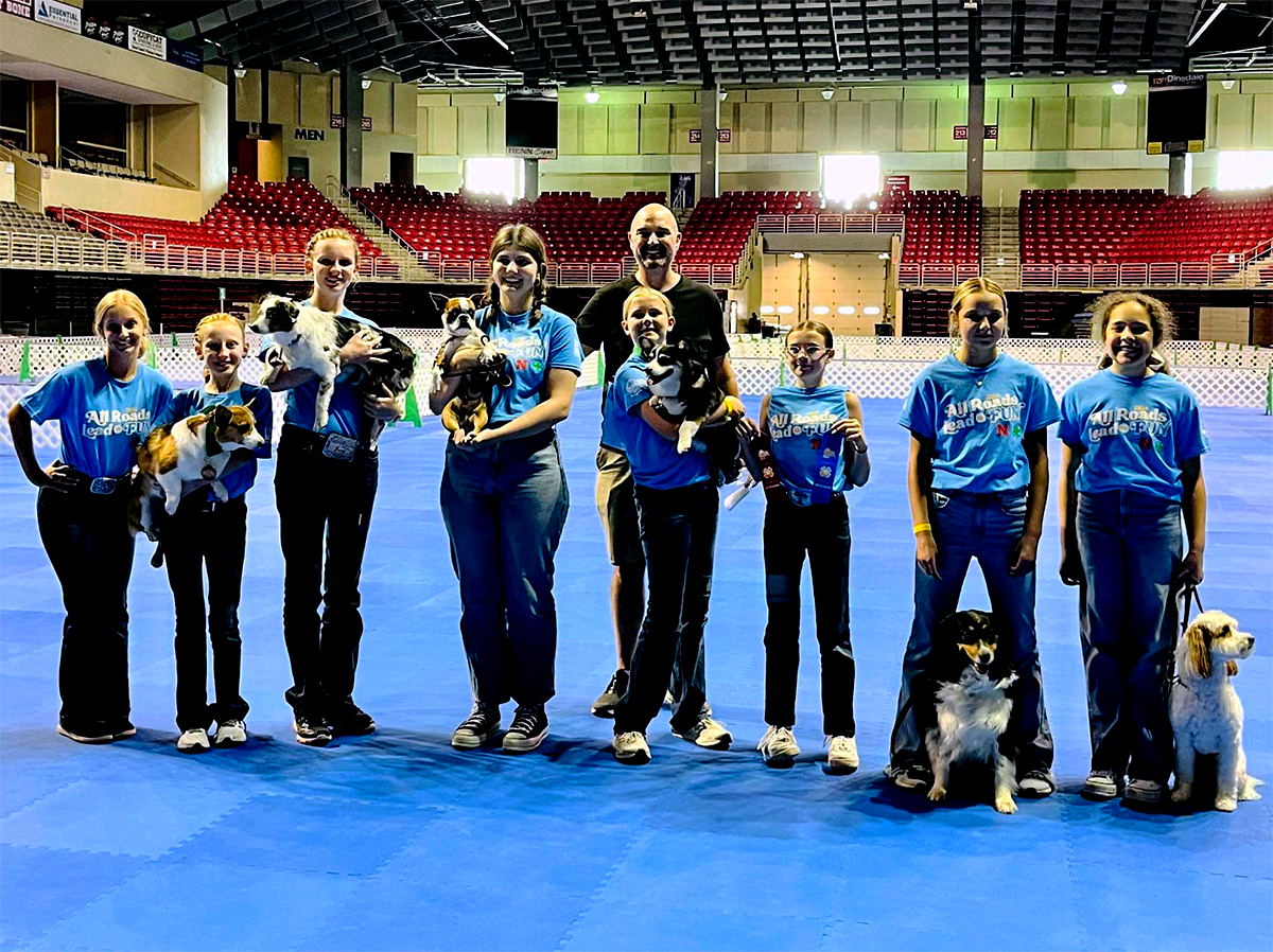 4 on the Floor members at the 2024 State 4-H Dog Show