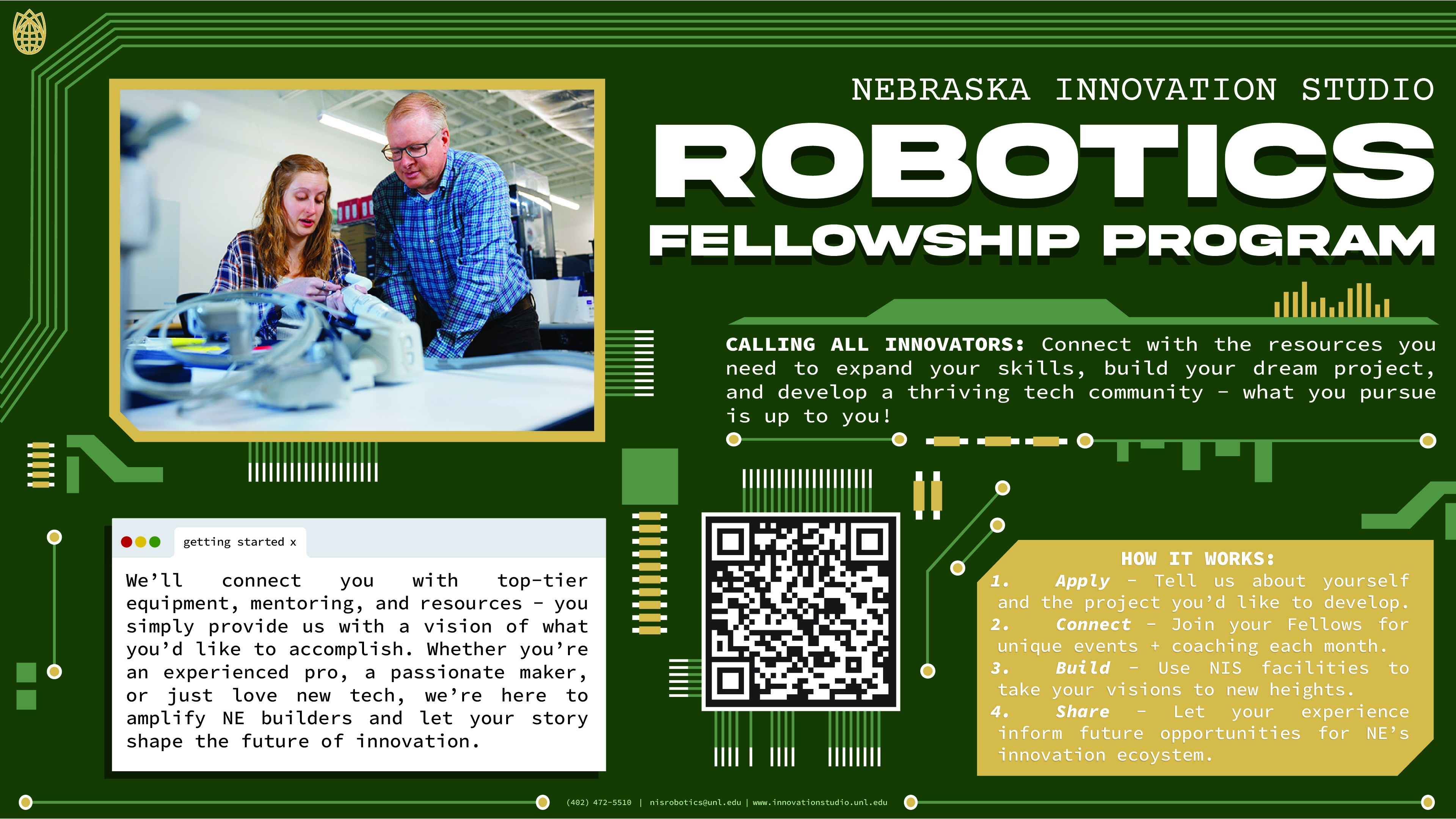 NIS accepting applications for Robotics Fellowship Program through Dec. 8.