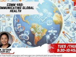 COMM 492: Communicating Global Health Class Advertisement