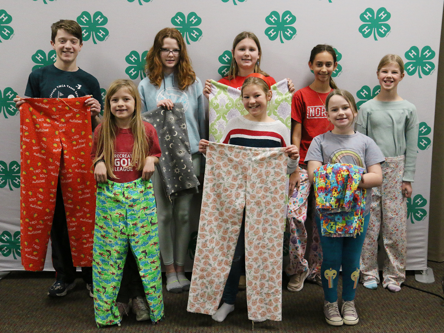 4-H'ers and their jammies at the 2024 Jammie Jamboree