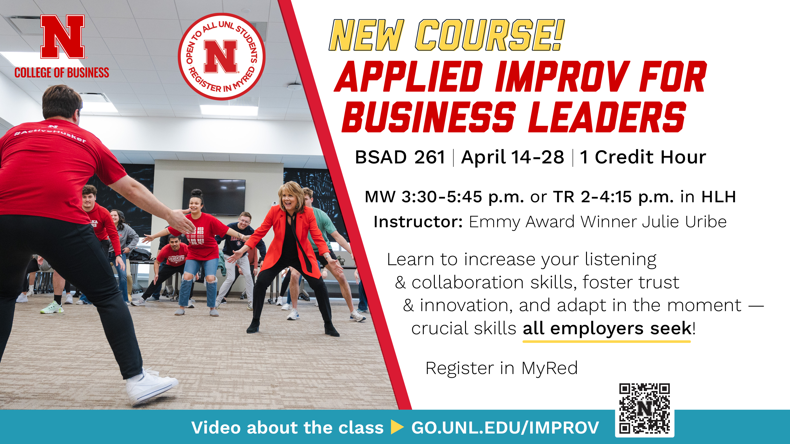 BSAD 261: Applied Improv for Business Leaders