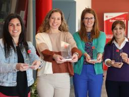 (L–R) Kayla Colgrove, Jaci Foged, Emily Gratopp  and Zahraa Rida