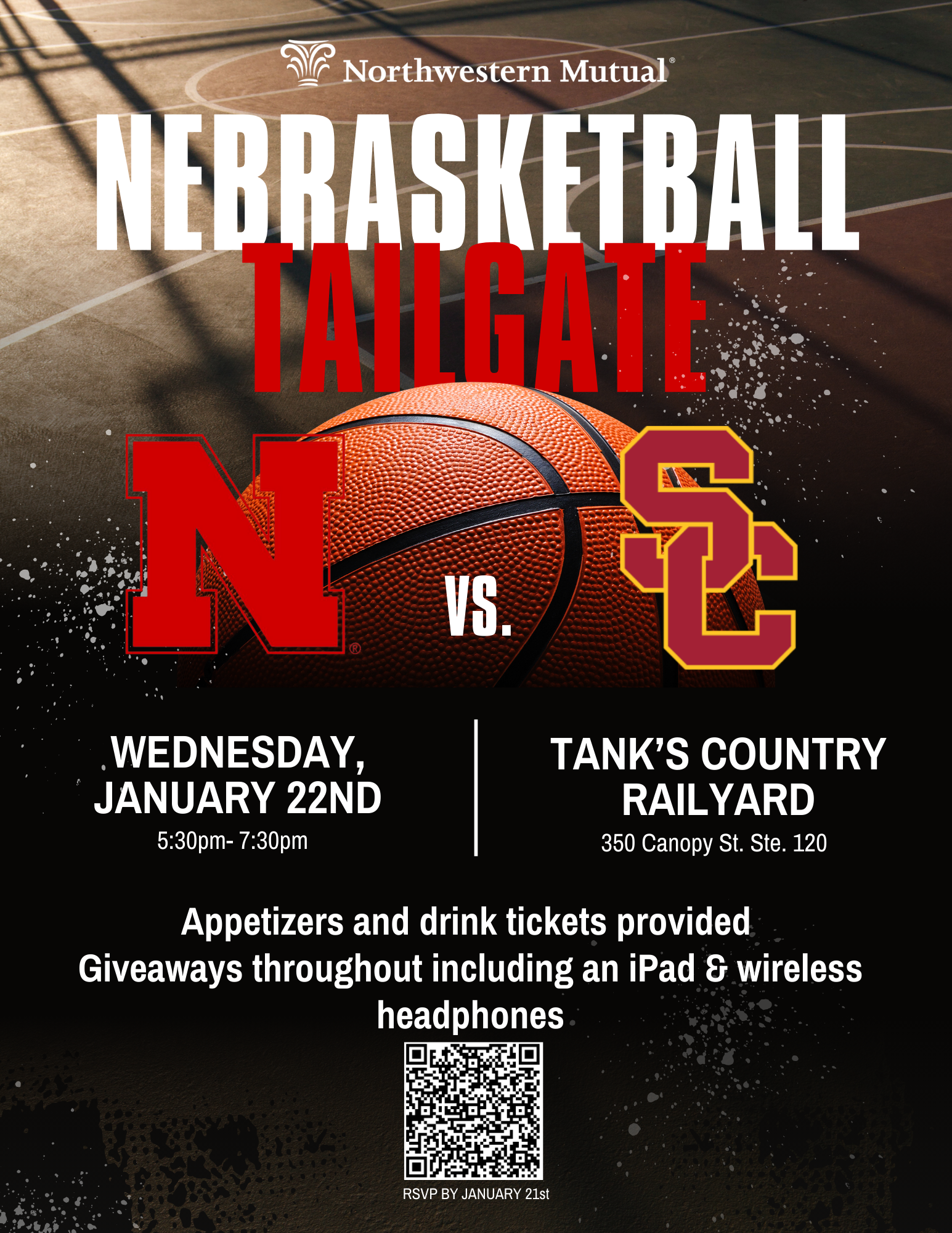 Northwestern Mutual Nebrasketball Tailgate