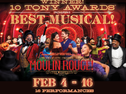 You are invited to "Moulin Rouge!" at the Lied Center for Performing Arts Feb. 4-16.