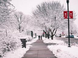 City Campus in winter.