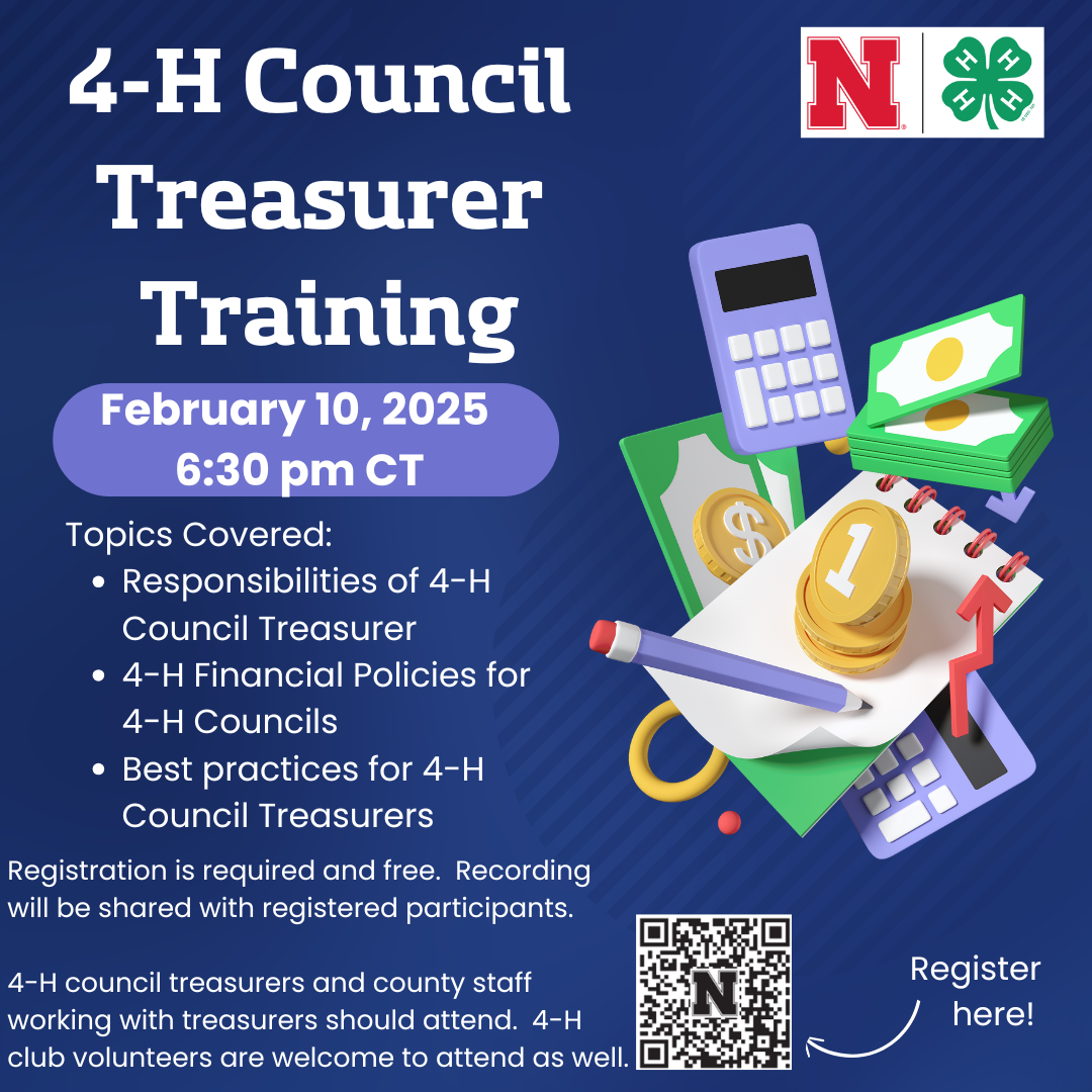 2025 4-H Council Treasurer Training 