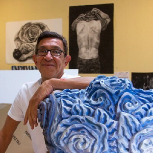 Eddie Dominguez. Photo courtesy of the LUX Center for the Arts. 