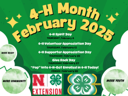 2025 Nebraska 4-H Month