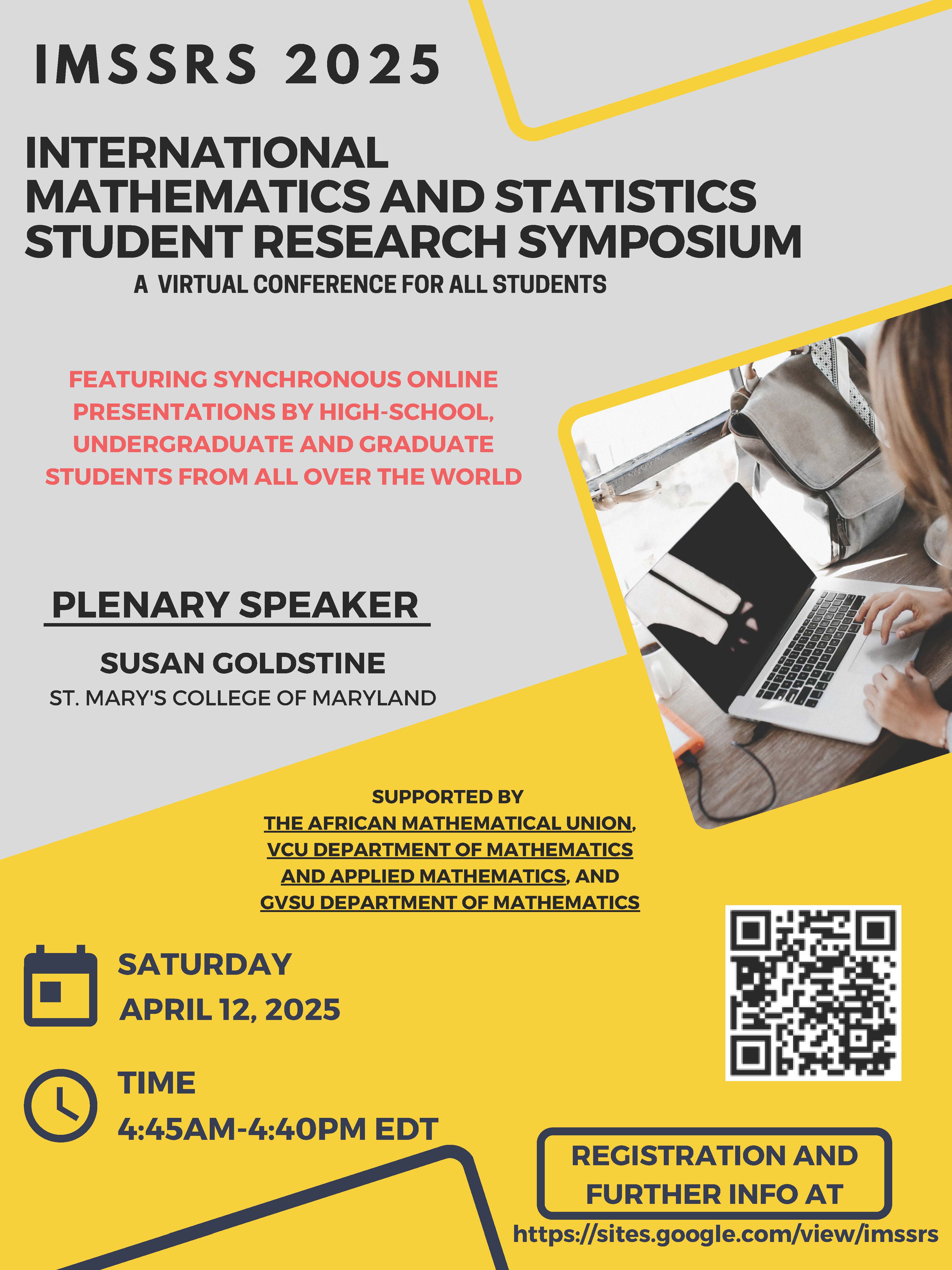 3rd International Mathematics and Statistics Student Research Symposium (IMSSRS)