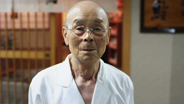 Jiro Ono from a scene in "Jiro Dreams of Sushi."