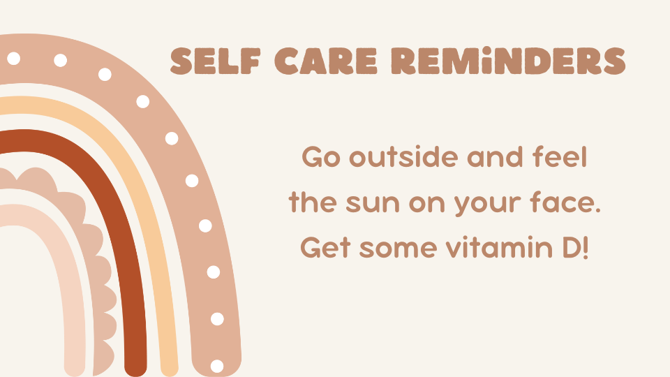 Self Care Reminders