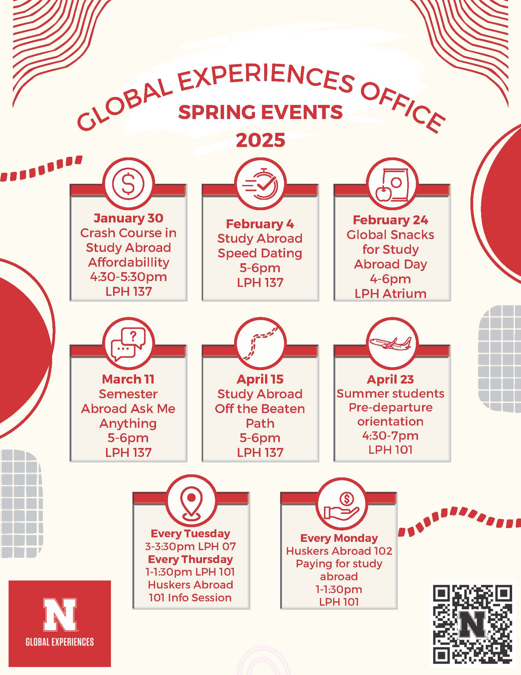 Global Experiences Spring Events