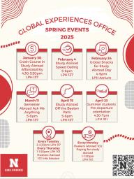 Global Experiences Office Spring 2025 Events