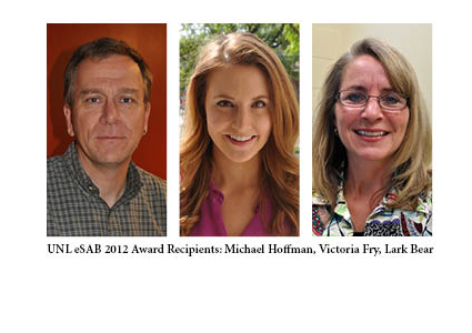 eSAB 2012 award recipients: Hoffman, Fry, Bear