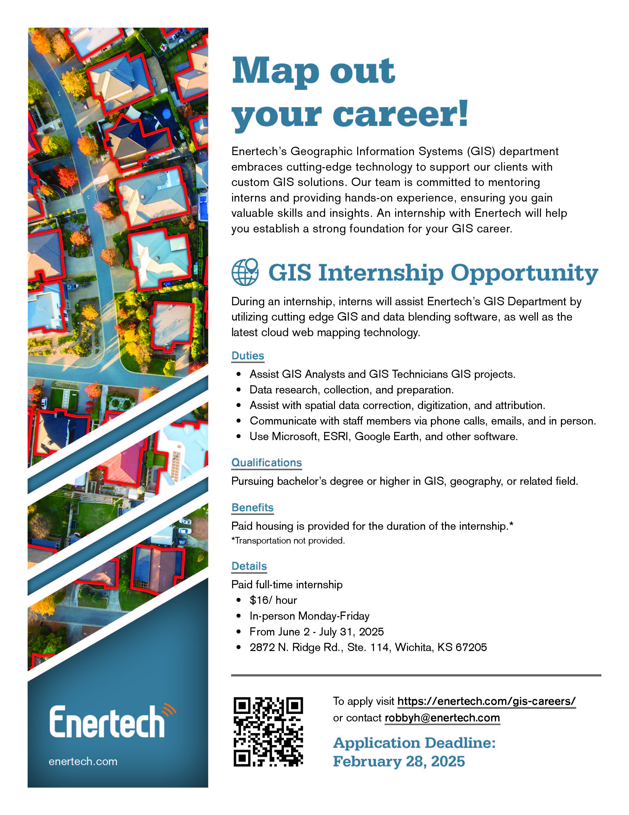 GIS Summer Internship Opportunities - Enertech